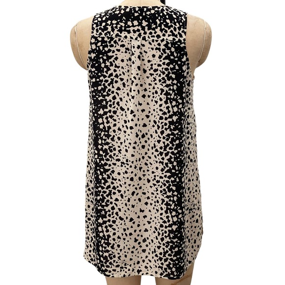 Vince Silk Tank Top Leopard Print V Neck Pullover‎ Shirt sz S - Picture 4 of 7